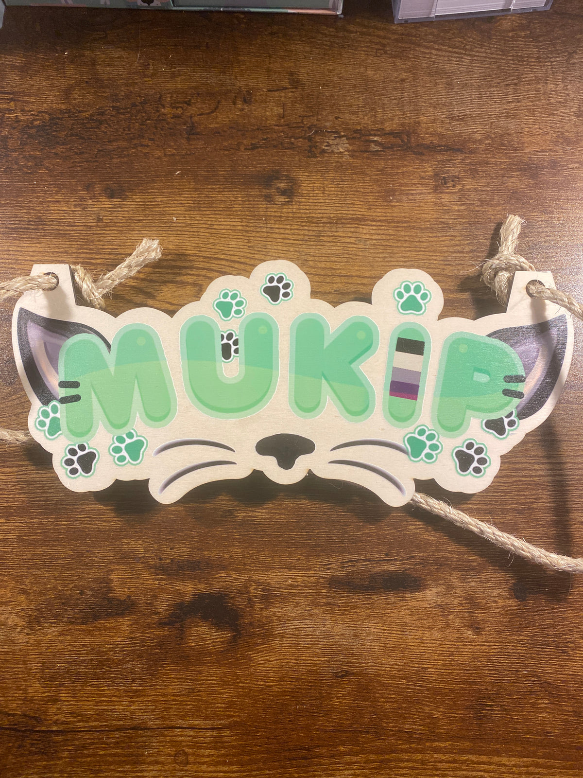Logo aus Holz (bedruckt)